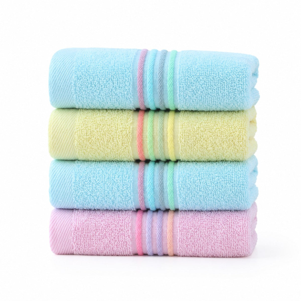 Soft Cotton Hand & Face Towel Set — Super Absorbent Everyday Towels
